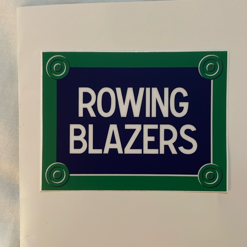 Rowing blazers sticker